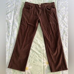 St. John’s Bay Brown Corduroy Men’s 38x30 Pants
